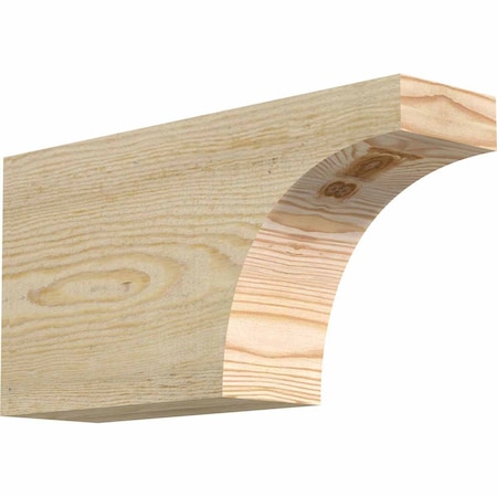 Ekena Millwork Huntington Rough Sawn Rafter Tail, Douglas Fir, 4"W x 8"H x 16"L RFT04X08X16HUN00RDF